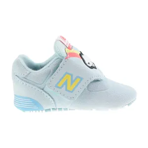 New Balance 574 Crib Shoes Pale Blue-White