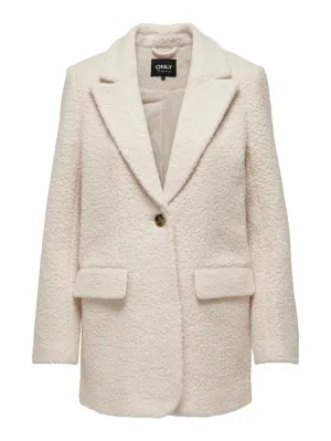 Onlpiper Boston Blazer Cc - Off-white