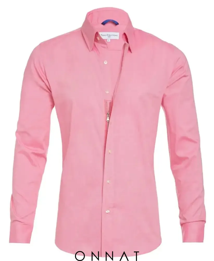 Oxford Stretch Zip Shirt