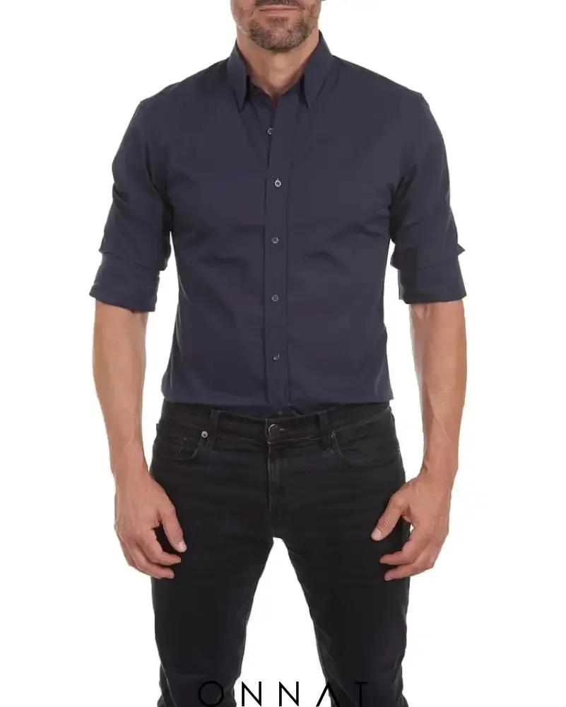Oxford Stretch Zip Shirt