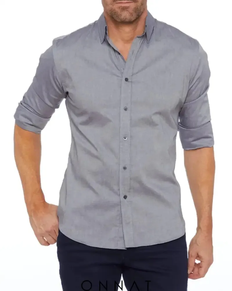 Oxford Stretch Zip Shirt