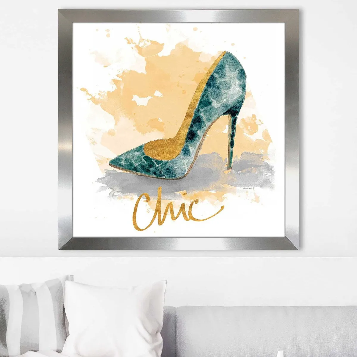 "Chic Shoes (Square)" Print on Acrylic