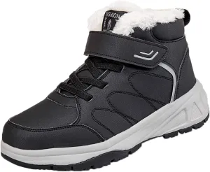 Snow Boots for Men, Waterproof Hiking Boots Insulated Lace to Toe Boots Warm Outdoor Boots Women's Winter Boots