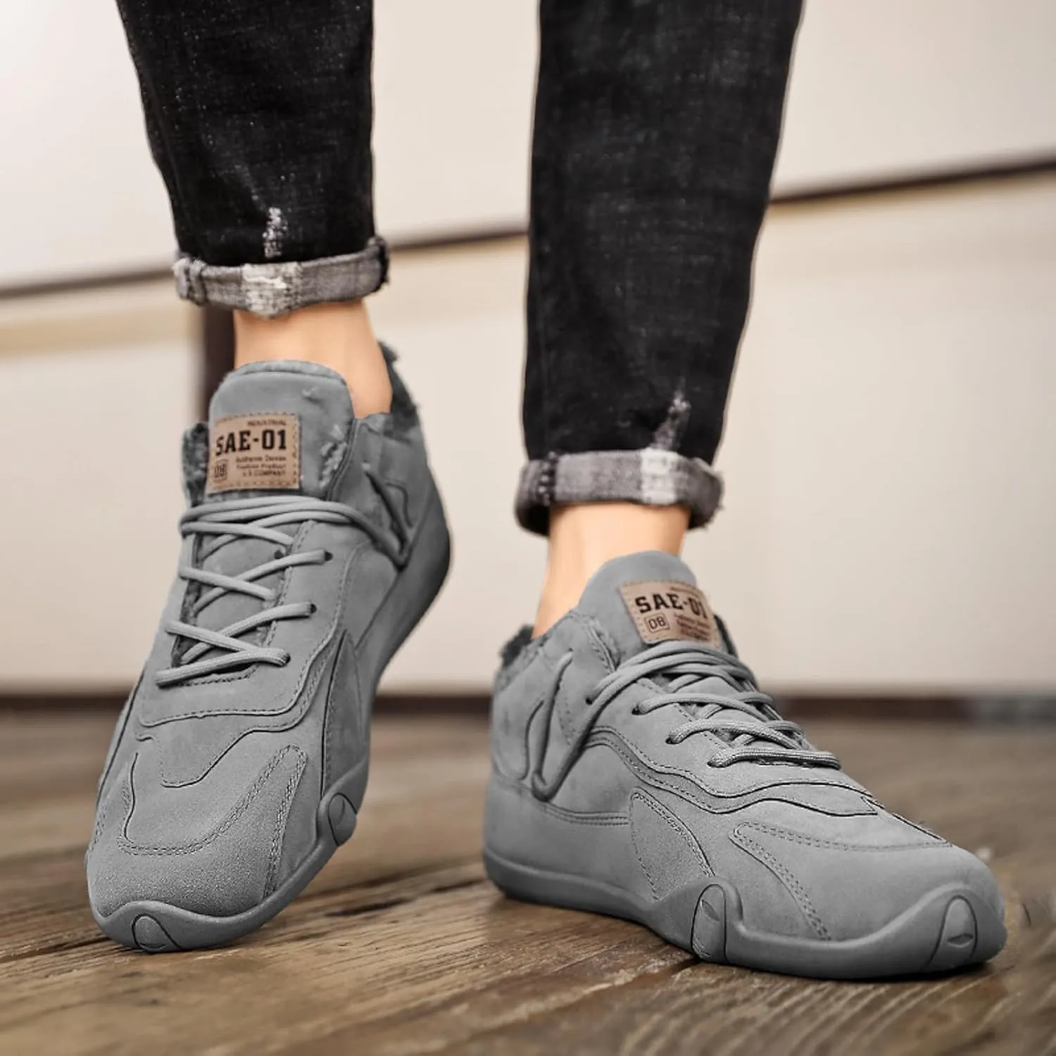Snow Boots Women Casual Winter Hiking Boots Outdoor Snow Ankle Boots for Women Water-proof Lightweight Lace up Fleece Lined Walking Shoes Anti-Slip Fashion Sneakers Camping Work Boots