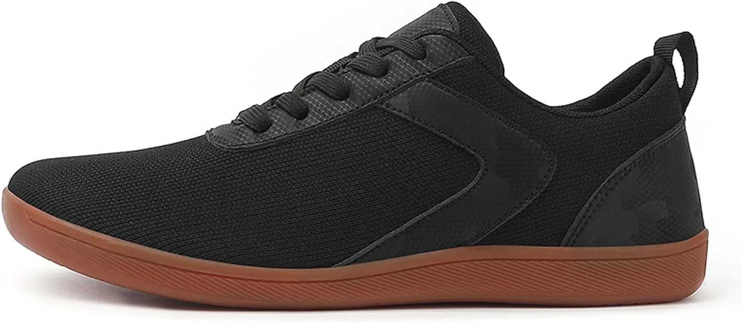 Unisex Wide Toe Barefoot Minimalist Shoes/Men's Comfortable Wide Toe Barefoot Shoes/Lady's Casual Walking Fitness Sneakers/Zero Drop Soles/Mountaineering Off-Road Cycling Shoes