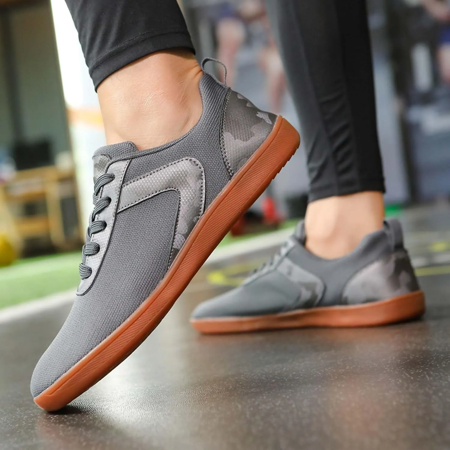 Unisex Wide Toe Barefoot Minimalist Shoes/Men's Comfortable Wide Toe Barefoot Shoes/Lady's Casual Walking Fitness Sneakers/Zero Drop Soles/Mountaineering Off-Road Cycling Shoes