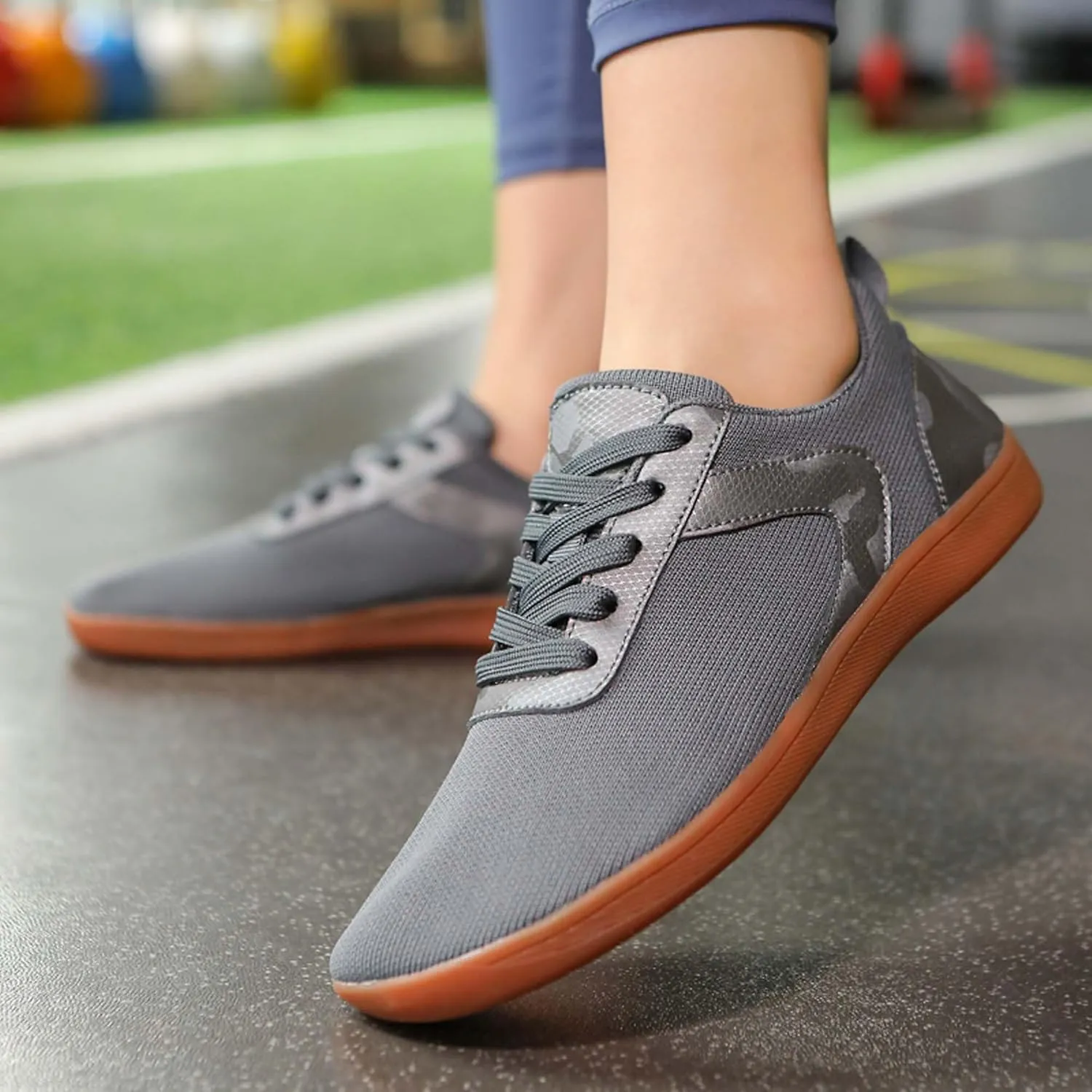 Unisex Wide Toe Barefoot Minimalist Shoes/Men's Comfortable Wide Toe Barefoot Shoes/Lady's Casual Walking Fitness Sneakers/Zero Drop Soles/Mountaineering Off-Road Cycling Shoes