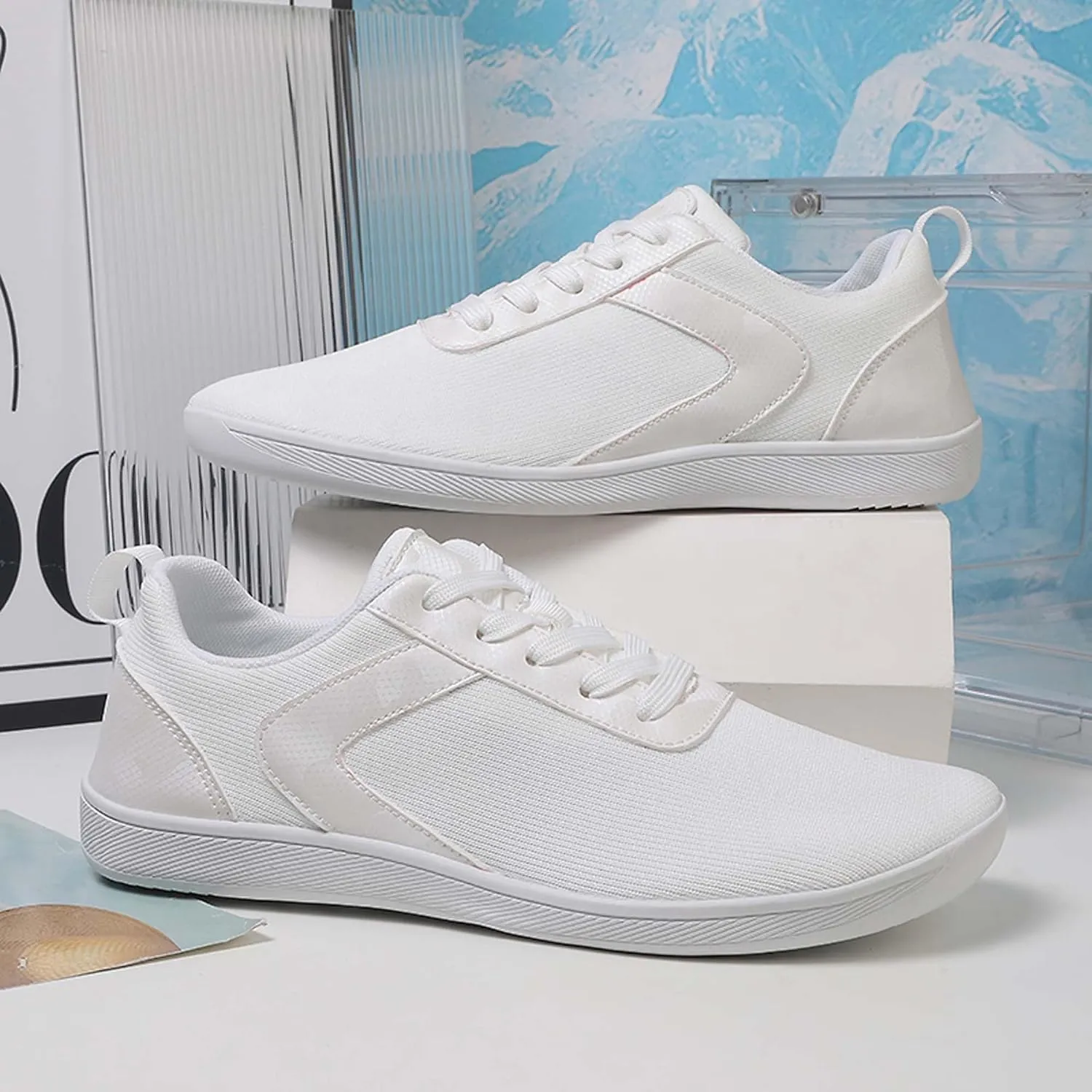 Unisex Wide Toe Barefoot Minimalist Shoes/Men's Comfortable Wide Toe Barefoot Shoes/Lady's Casual Walking Fitness Sneakers/Zero Drop Soles/Mountaineering Off-Road Cycling Shoes