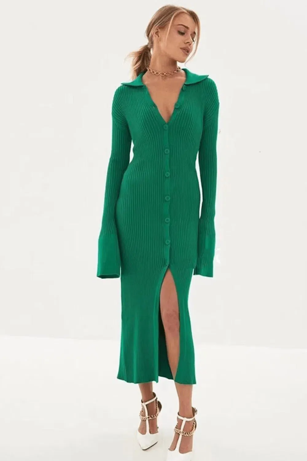 Velonia – Casual chic design – Knit maxi dress