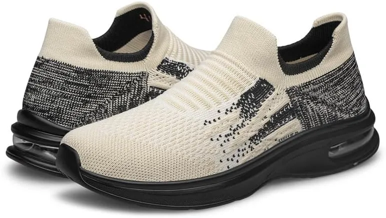 Vidbiv Slip on Shoes for Men, Casual Walking Lightweight Loafers, Breathable Men??s Shoes, Comfortable Hands Free Slip-on Shoes for Work, Traveling