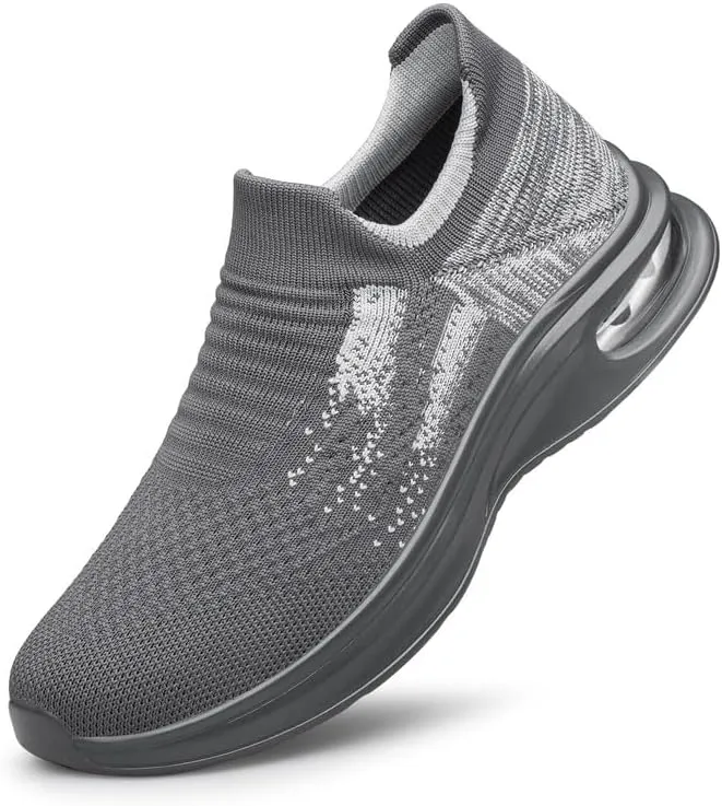Vidbiv Slip on Shoes for Men, Casual Walking Lightweight Loafers, Breathable Men??s Shoes, Comfortable Hands Free Slip-on Shoes for Work, Traveling
