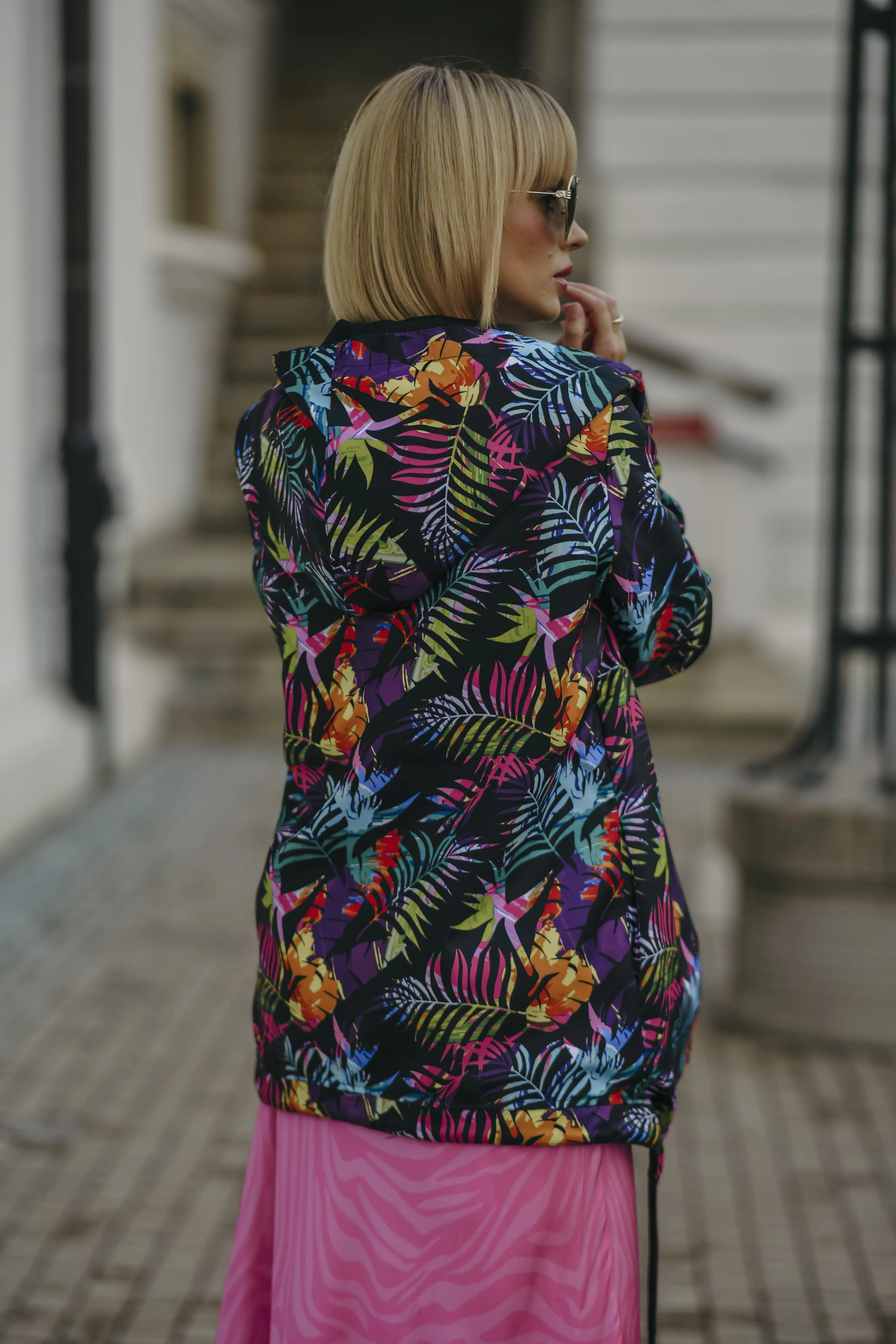 Violet Geo reversible jacket