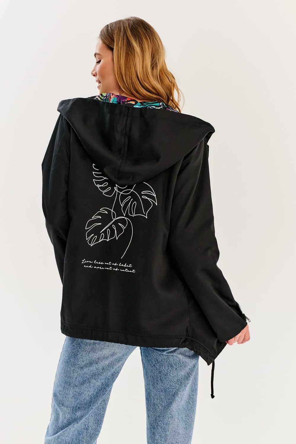 Violet Geo reversible jacket