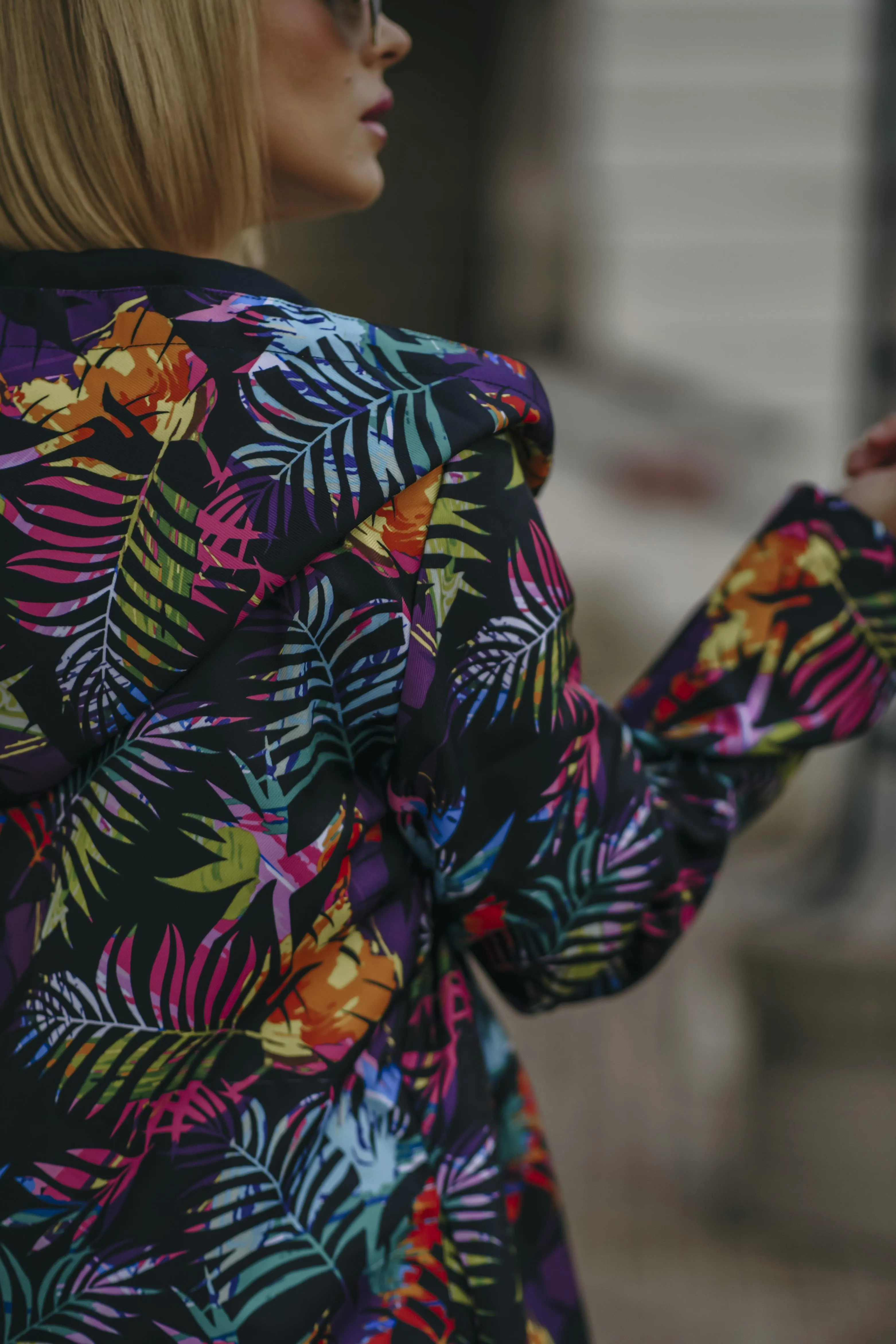 Violet Geo reversible jacket
