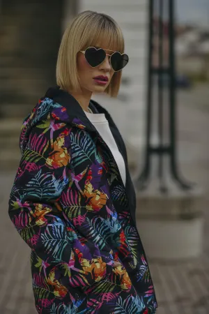 Violet Geo reversible jacket