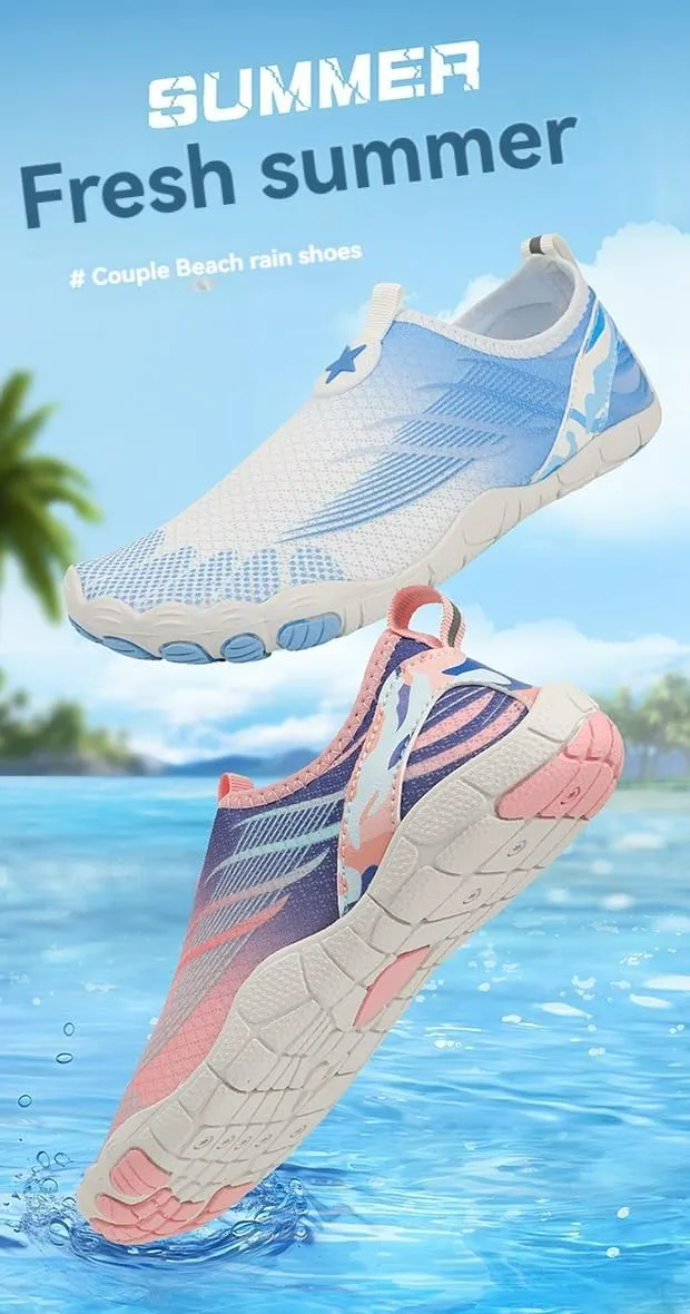 Water Shoes for Women Men Trail Running Healthy & Non-Slip Barefoot Shoes Aqua Swim Beach Shoes Breathable Quick Dry Lightweight Shoes Outdoor Sport Hiking Walking Shoes
