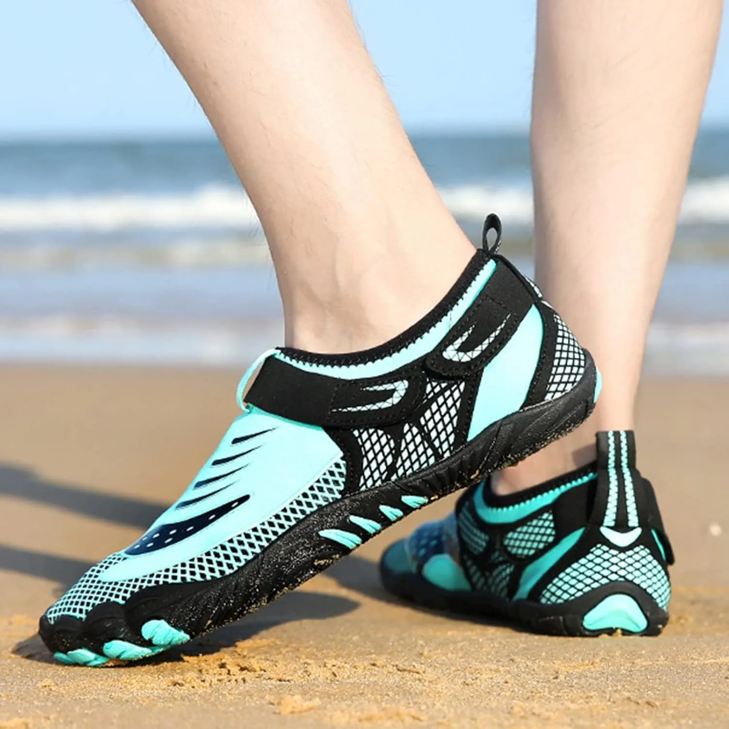 Water Shoes for Women,Summer Quick Dry Pool Surf Swim Shoes Men,Comfy Breathable Non-Slip Aqua Barefoot Beach Shoes,Unisex Adult,Cycling Shoes for Fitness/Yoga/Sport