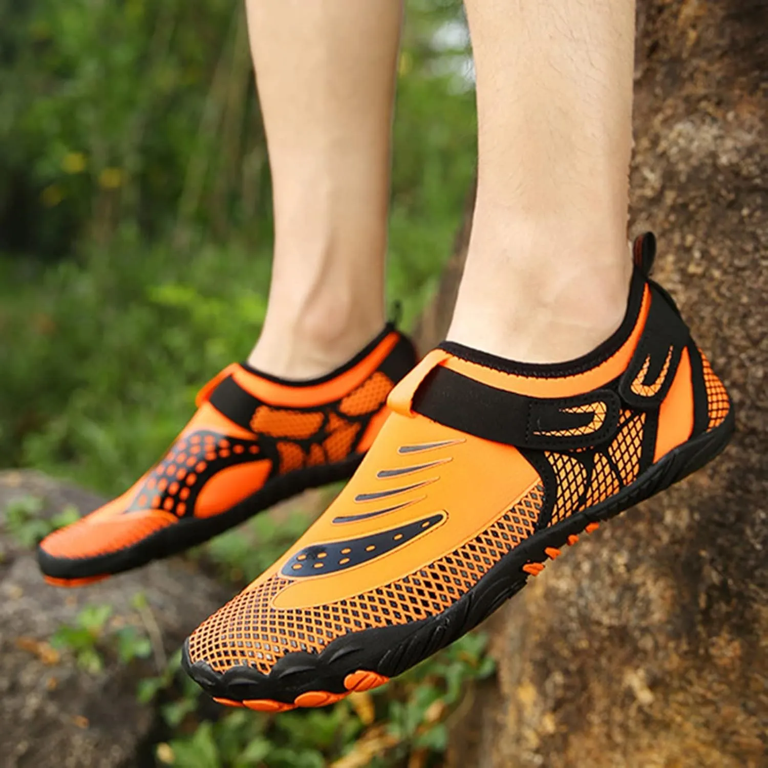 Water Shoes for Women,Summer Quick Dry Pool Surf Swim Shoes Men,Comfy Breathable Non-Slip Aqua Barefoot Beach Shoes,Unisex Adult,Cycling Shoes for Fitness/Yoga/Sport