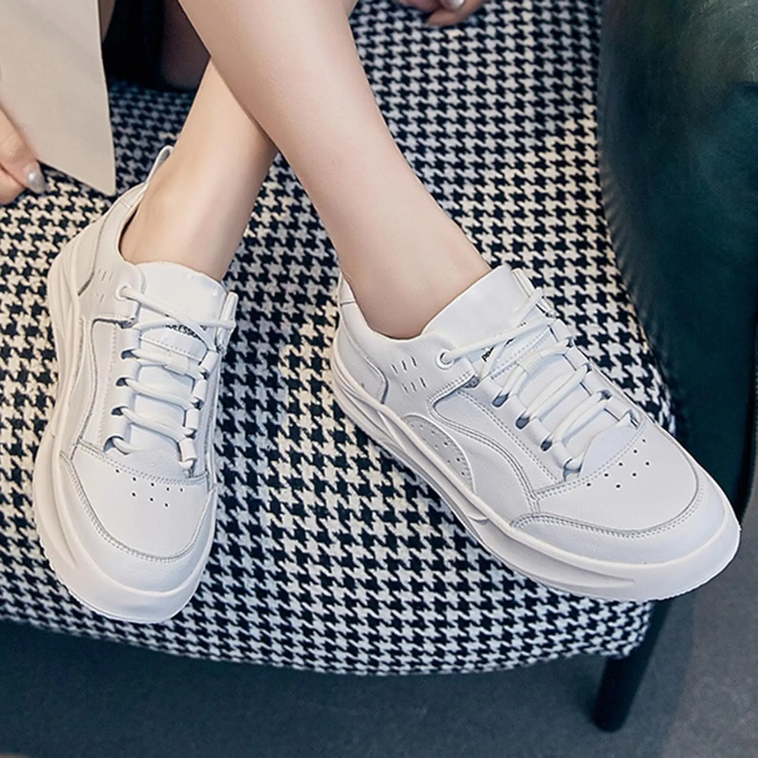 White Nursing Shoes Women,Comfortable Breathable Working Work Mary Jane Sneakers,Professional Slip Resistant Healthcare Nurse Shoes for Women,for Medical Workers,Doctors