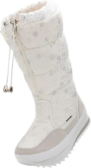 Winter Snow Boots for Women: Black Warm Fur Lined Slip on Ankle Boots Comfortable Waterproof Outdoor Shoes Fur Lined