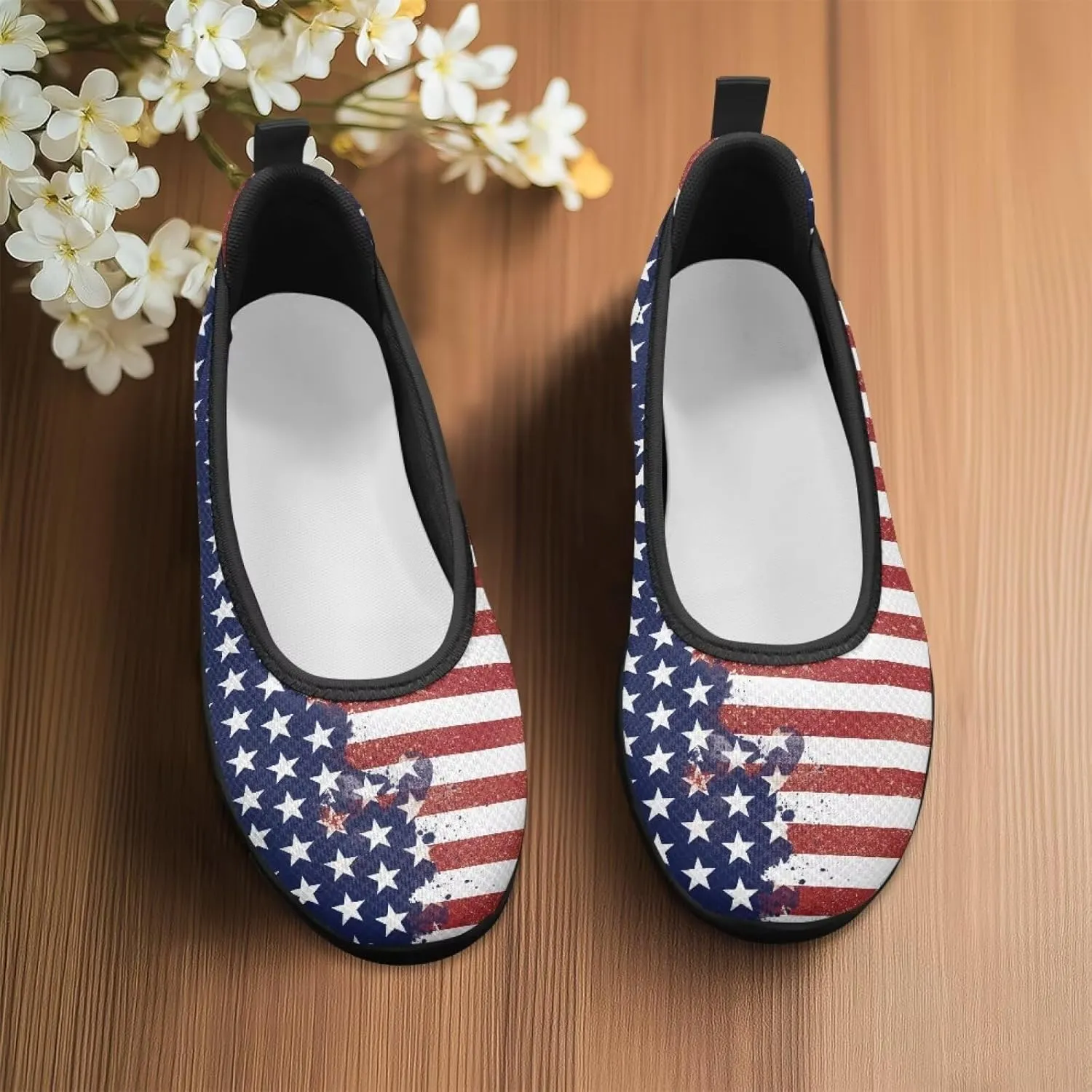 Women's Loafers Slip On Comfortable Casual Walking Flats Work Shoes Closed Dress Flats for Women Size 6-10