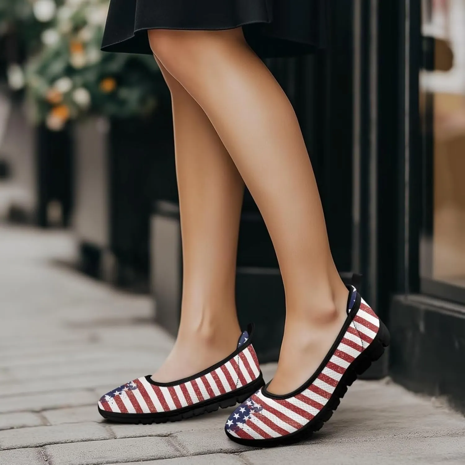 Women's Loafers Slip On Comfortable Casual Walking Flats Work Shoes Closed Dress Flats for Women Size 6-10