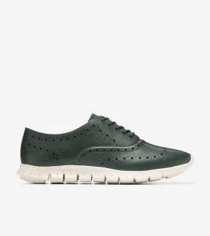 Women's ZERØGRAND Closed Hole Wingtip Oxford